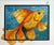 Brilliant goldfish original watercolor painting. Daniel Smith professional watercolor paints, gold shimmer Japanese paints...