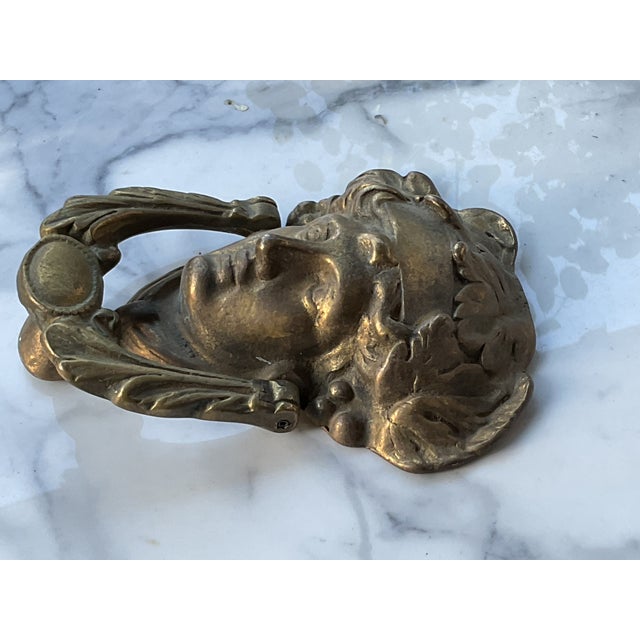 Classical Roman Vintage Classic Medusa Door Knocker For Sale - Image 3 of 5