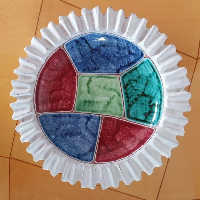 Ceramic Mid-Century Norwegian Ceramic Snowflake Bowl by Erik Pløen, 1960s For Sale - Image 7 of 7