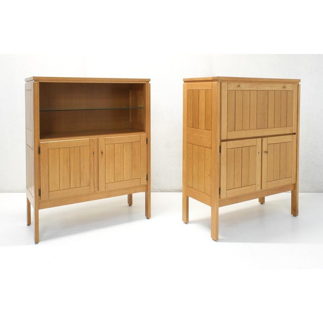Country Bar and Display Cabinets by Jos de Mey for Van Den Berghe Pauvers, 1970s, Set of 2 For Sale - Image 14 of 15