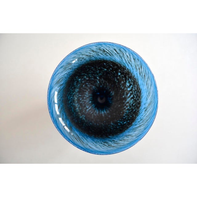 Glass vase/bowl by Swedish designer Bertil Vallien for Kosta Boda. The vase is signed and numbered on the base - Vallien...