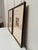A Pair of Vintage Folk Art Framed Textile Art, "The Question" & "The Answer" in Black, Gold, Cream For Sale - Image 9 of 12