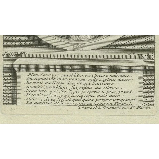 Daumont, King Nader Shah, Thamas Koulikan, 18th Century, Engraving For Sale - Image 6 of 10