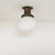 1930s Vintage Church Opaline Ceiling Light, 1930s For Sale - Image 5 of 6