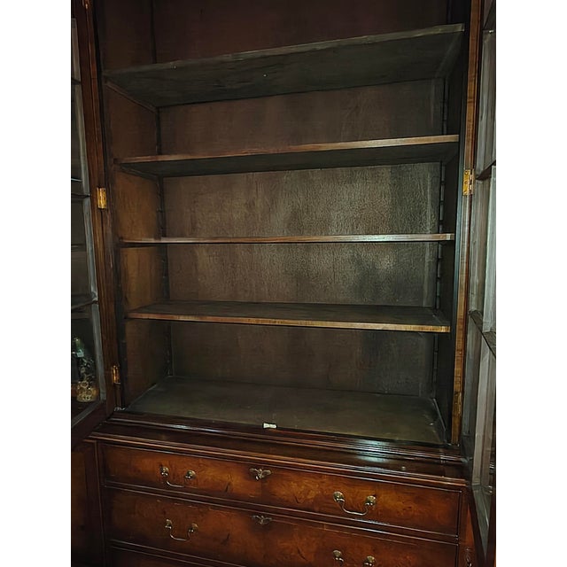 Traditional Late 19th Century Breakfront Bookcase For Sale - Image 3 of 8