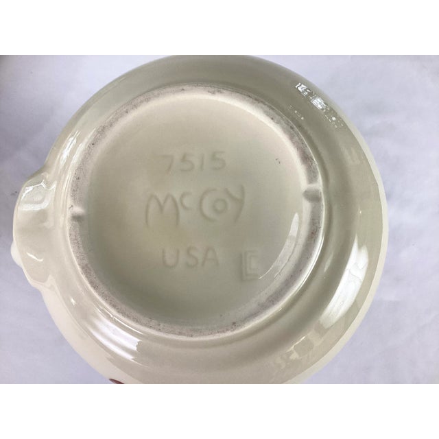 Vintage McCoy Water Pitcher and Basin Bowl Set- 2 Pieces For Sale - Image 9 of 12