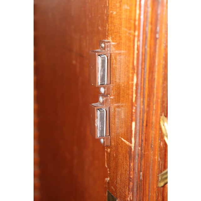 François Linke Attributed to Francoise Linke Locks Signed Divivier Paris Louis XVI Armoire For Sale - Image 4 of 18