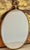 Italian Brass Oval Mirror Articulated Hanger For Sale - Image 6 of 14