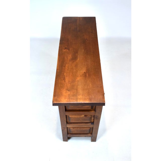 Spanish Baroque Style Tuscan Two Drawer Credenza or Buffet For Sale - Image 14 of 14