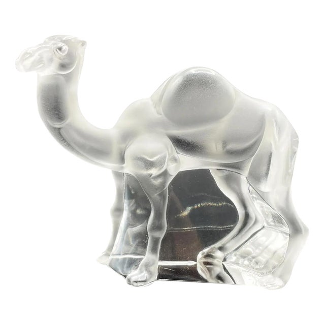 Tanger Chameau Sculpture from Lalique, 1970s For Sale