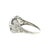 A platinum Art Deco ring. Features an approximately 0.70 carat Old European cut diamond, white in color, with SI1 clarity...