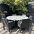 RH Round Outdoor Dining Table & 6 Chairs For Sale - Image 10 of 10