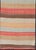 Vintage Turkish Kilim Runner With Coral, Tan and Soft Blue Stripes For Sale - Image 4 of 11