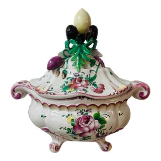 Large Italian Soup Tureen For Sale