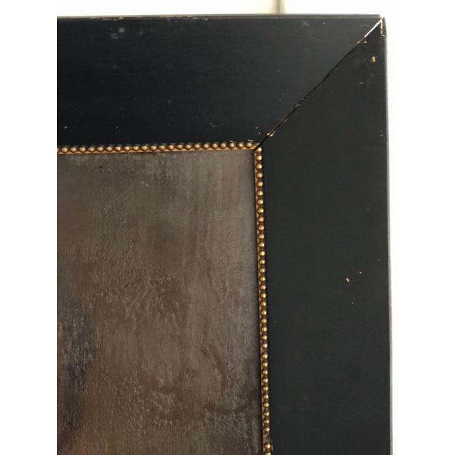 Black Antique Original Oil Painting of a Dutch Gentleman, 19th Century Portrait For Sale - Image 8 of 13