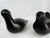 Pair of Vintage Mexican Black Clay Bird Sculptures, Mid-Century Folk Art For Sale - Image 10 of 12