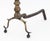 Federal Style Brass Andirons, Pair For Sale - Image 4 of 7