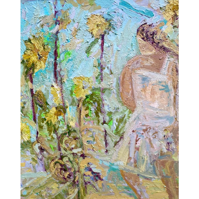 Chasing Sunflowers by Francesca Owen For Sale - Image 4 of 4