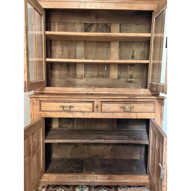 Antique French Cherry Wood Cupboard, 1800s For Sale - Image 16 of 18