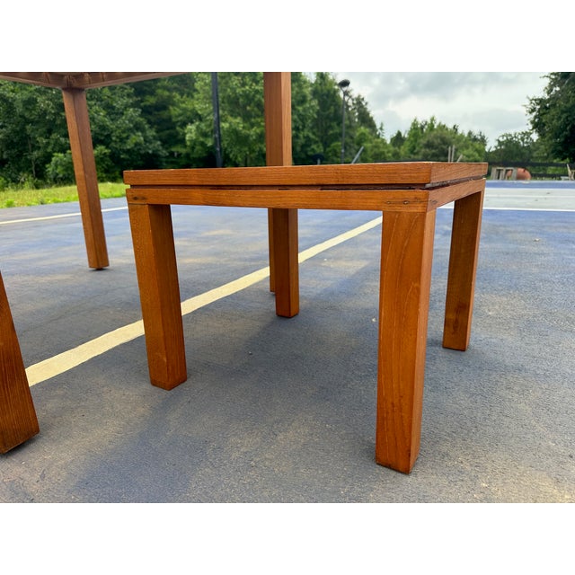 Wood 1990s Summit Furniture Sources Teak Table - Kipp Stewart - Set of 3 For Sale - Image 7 of 10