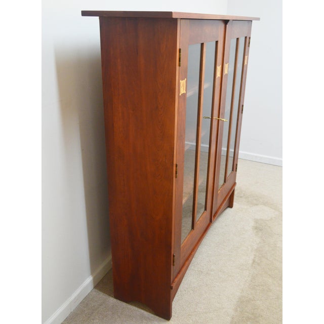 Stickley Mission Harvey Ellis Bookcase With Inlay Chairish