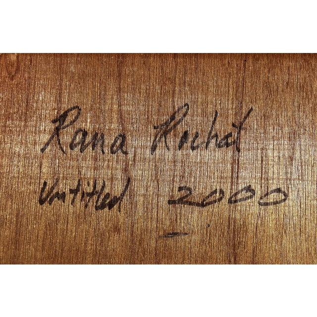 Large Encaustic Abstract Expressionist Painting by Rana Rochat, 2000 For Sale In Miami - Image 6 of 6