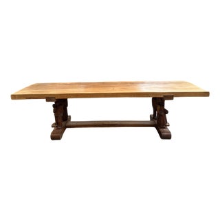 Solid Elm Mountain Table, 1950s For Sale