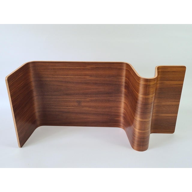 Overlap Tray Side Table in Walnut by Eric Pfeiffer, 2000s For Sale - Image 13 of 15