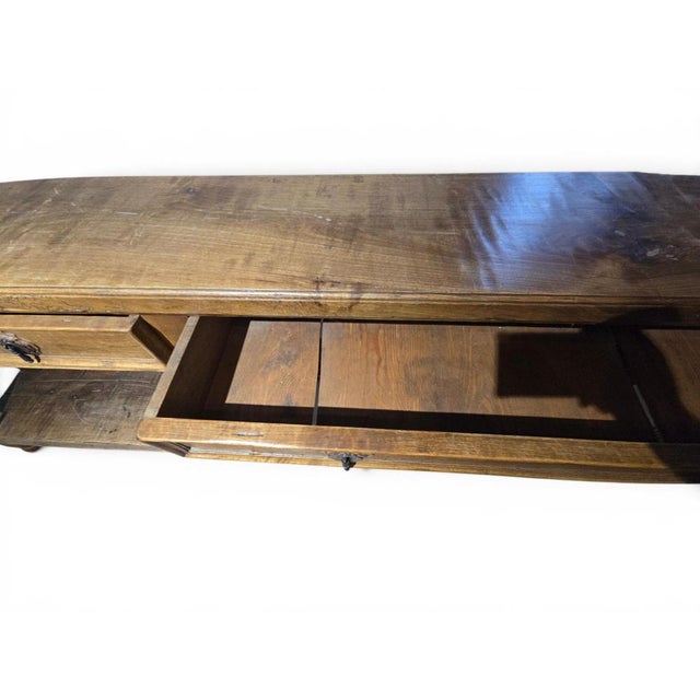 Antique French Walnut Store Counter, 1800 For Sale - Image 12 of 14