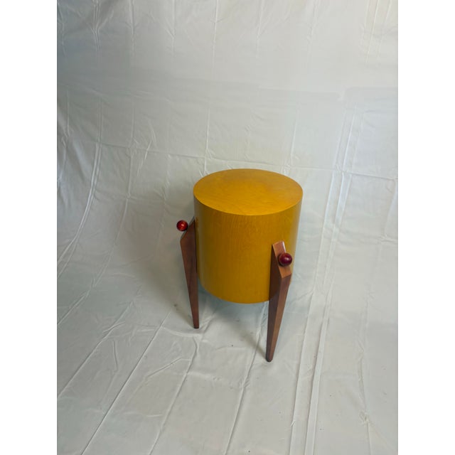 Mid 20th Century Mid 20th Century MCM Memphis Post Modern Side Table For Sale - Image 5 of 12