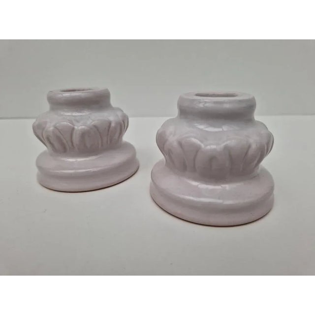 1960s Steinggut Figure with Candleholders by Lauritz Adolph Hjorth, Denmark, 1960s, Set of 3 For Sale - Image 5 of 6