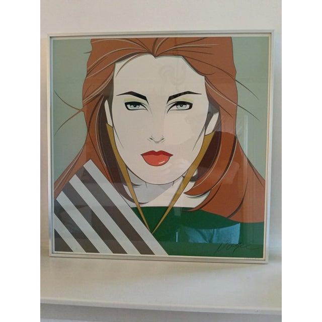 American pop art artist: patrick nagel rare edition: 30th anniversary of playboy. this redhead woman is rare! bfk rives...