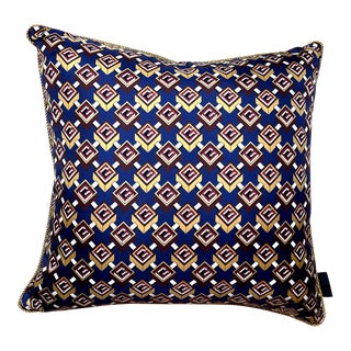 Gucci Isometric G Vintage Silk Scarf Pillow For Sale