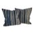 Pair of Striped Linen Pillows For Sale