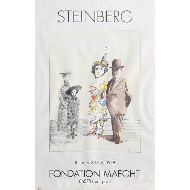 Saul Steinberg Poster - Fondation Maeght For Sale