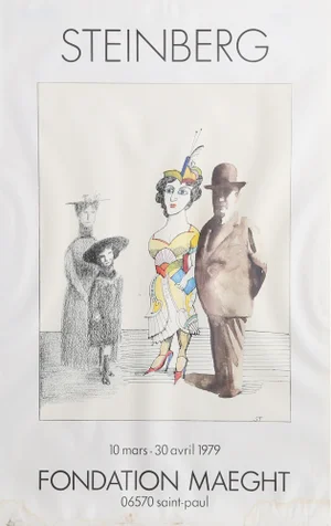 Saul Steinberg Poster - Fondation Maeght