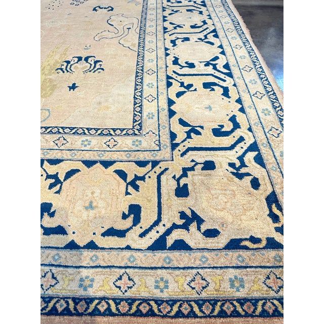 1920s Persian Tabriz Area Rug 10’3″ X 13’1″ For Sale - Image 10 of 12