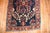 Persian Antique Navy Blue Persian Sarouk Rug - 2'9" x 4'7" For Sale - Image 3 of 9