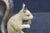 Beige Folk Art Carved Wooden Squirrel Figure For Sale - Image 8 of 14