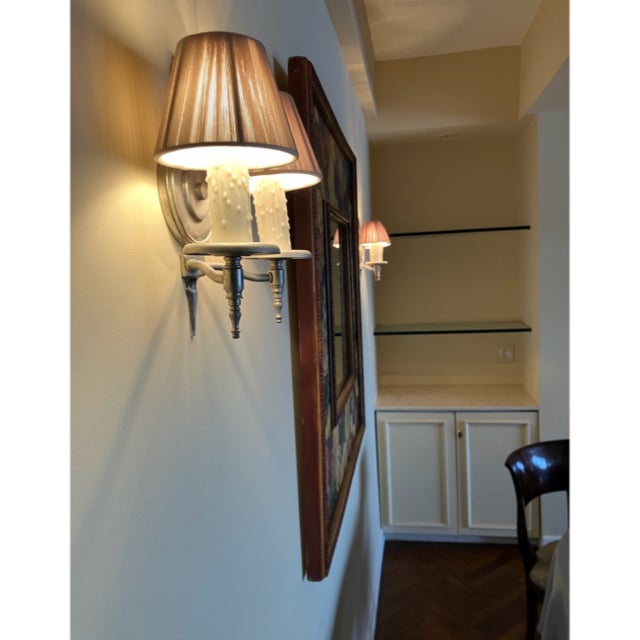 1990s Vintage/Antique Wood Wall Mirror For Sale - Image 5 of 5