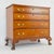 1990s Vintage "Banks, Coldstone Co." Georgian Style Tiger-Wood Chest of Drawers For Sale - Image 5 of 10