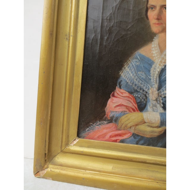 Burnt Umber Spanish Portrait Lima Peru For Sale - Image 8 of 9