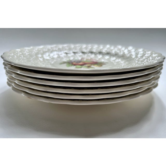 Early 20th Century Spode England "Alden" Luncheon Plates - Set of 6 For Sale - Image 9 of 17