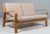Vintage Two-Seater Sofa in Oak by Hans J. Wegner for Getama, 1970s For Sale - Image 3 of 9