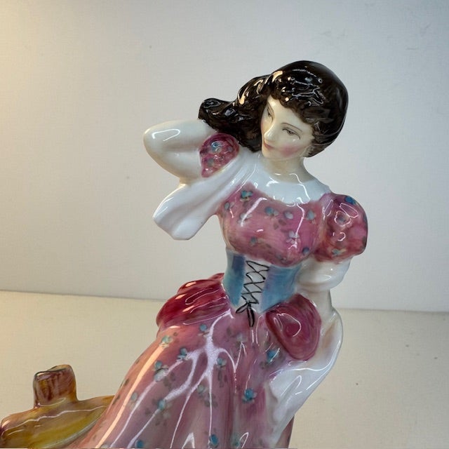 Ceramic Vintage 1951 Royal Doulton Summer Figurine Hn2086 Bone China England For Sale - Image 7 of 15