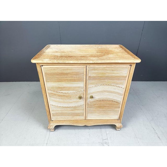 Vintage Pencil Reed Cabinet, 1970s For Sale - Image 6 of 8