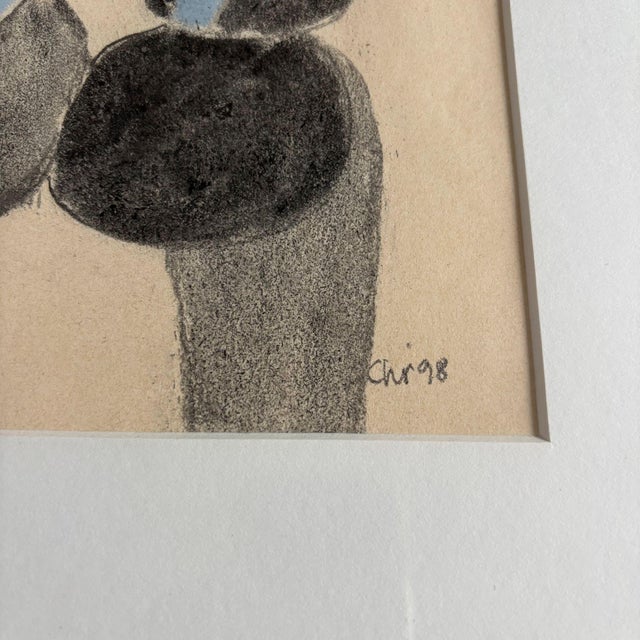 Black Chr, Untitled, 1998, Artwork on Paper, Chalk For Sale - Image 8 of 11