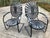 Black Mid 20th Century Francois Carre King Cantilever Bouncer Rockers - A Pair, Restored For Sale - Image 8 of 9
