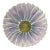 French Majolica Daisy Plate Marcel Guillot Vallauris, Circa 1950 For Sale