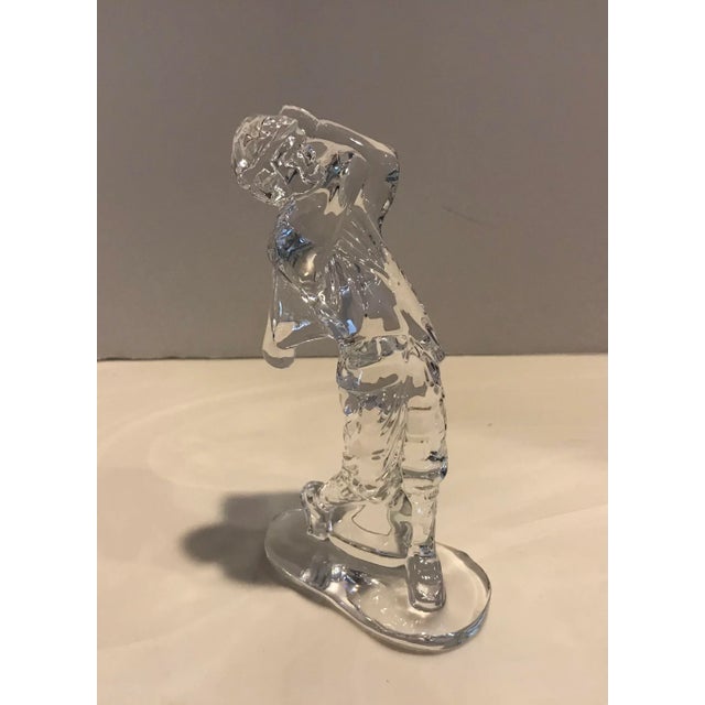Contemporary Vintage Waterford Male Golfer in Full Swing Figurine For Sale - Image 3 of 7